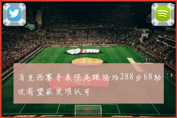 马克西赛季表现亮眼场均288分68助攻有望获奖项认可